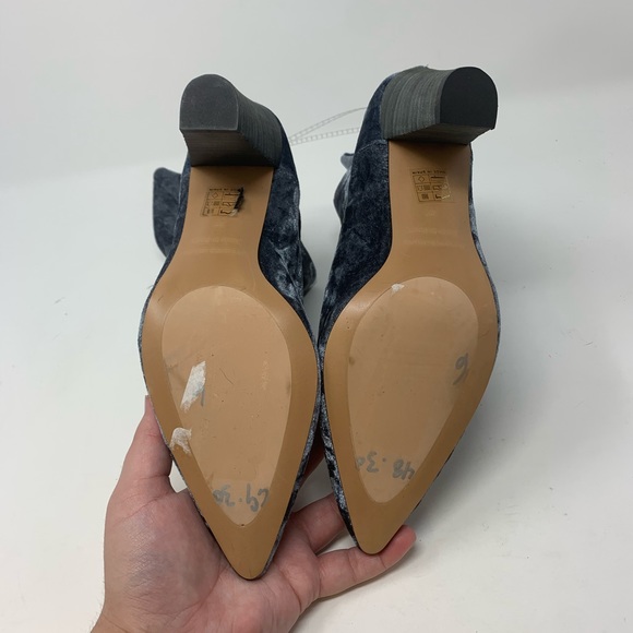 Free People Moonlight Velvet Pointed Toe Booties - Picture 5 of 9